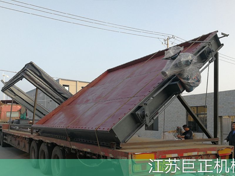 巨正機(jī)械公司擋板門(mén)，裝車(chē)發(fā)貨了